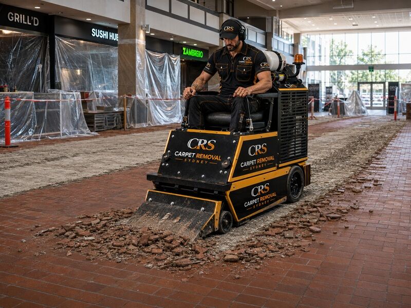 Northern Beaches 8 Brick Floor Tile Removal Sydney - Service Box - Carpet Removal Sydney