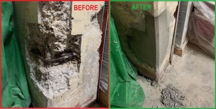 Concrete Cancer Repairs Sydney - Before and After