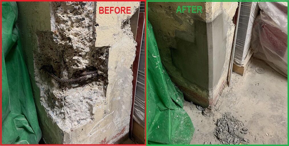 Concrete Cancer Repairs Sydney - Before and After