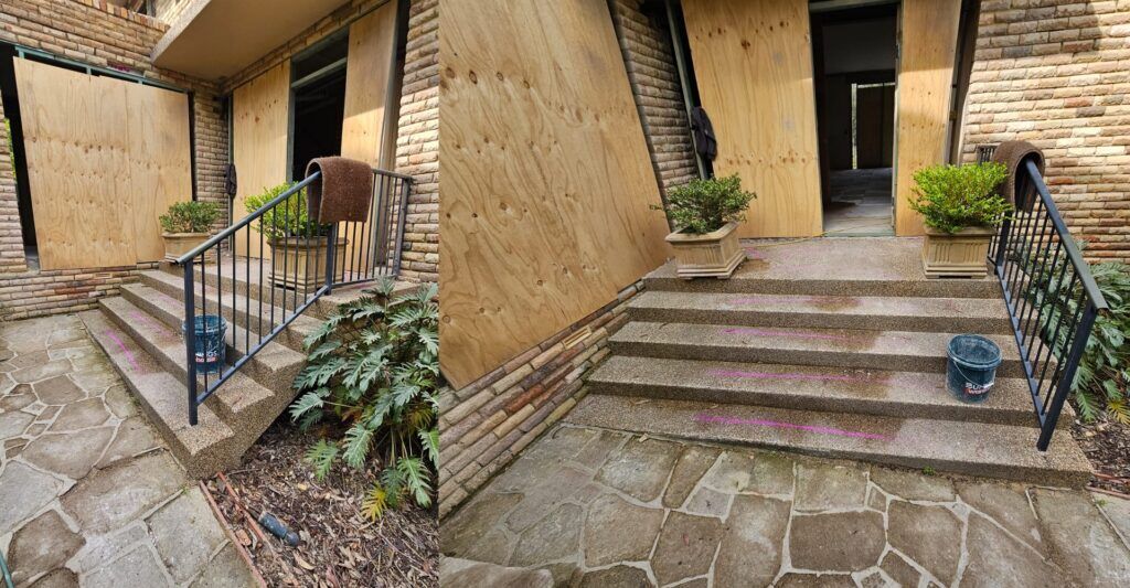 Pebblecrete Removal Sydney - Stairs - 3