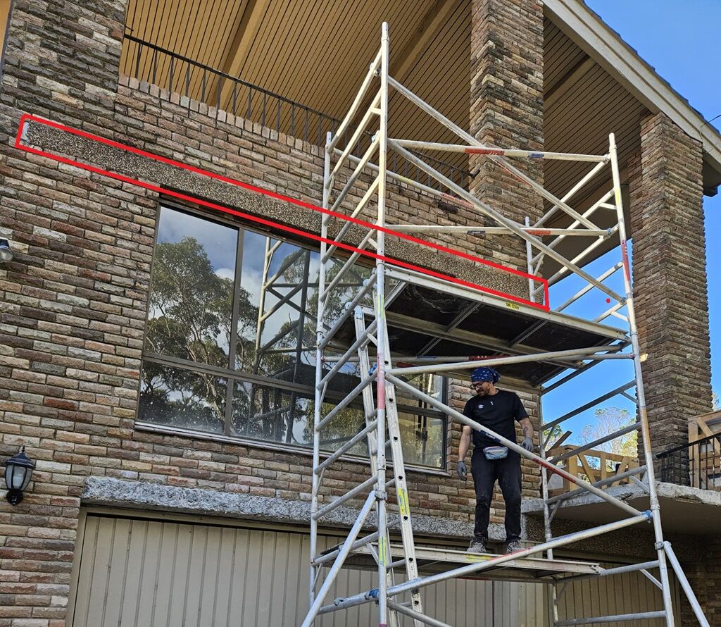 Pebblecrete Removal - Highrise Skirtings