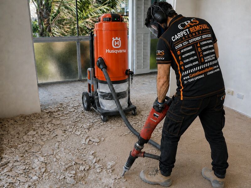 Home 22 Magnesite Flooring Removal Service In Sydney - Service Box - Carpet Removal Sydney