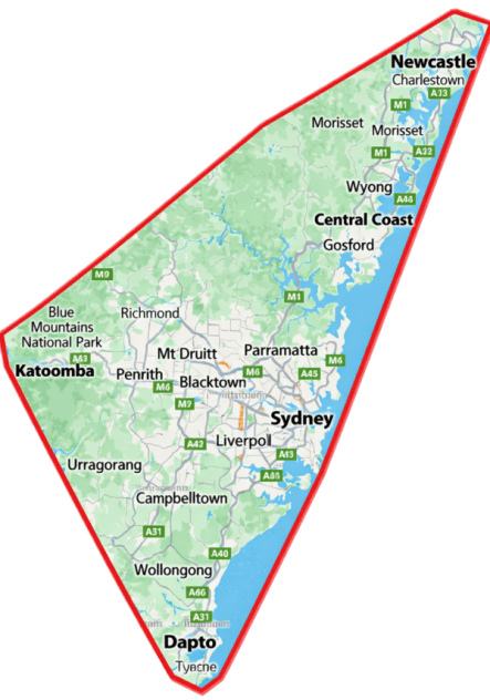 Carpet Removal Sydney - Areas We Service In NSW