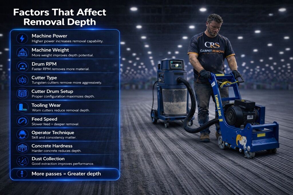 Factors That Affect Removal Depth - Carpet Removal Sydney