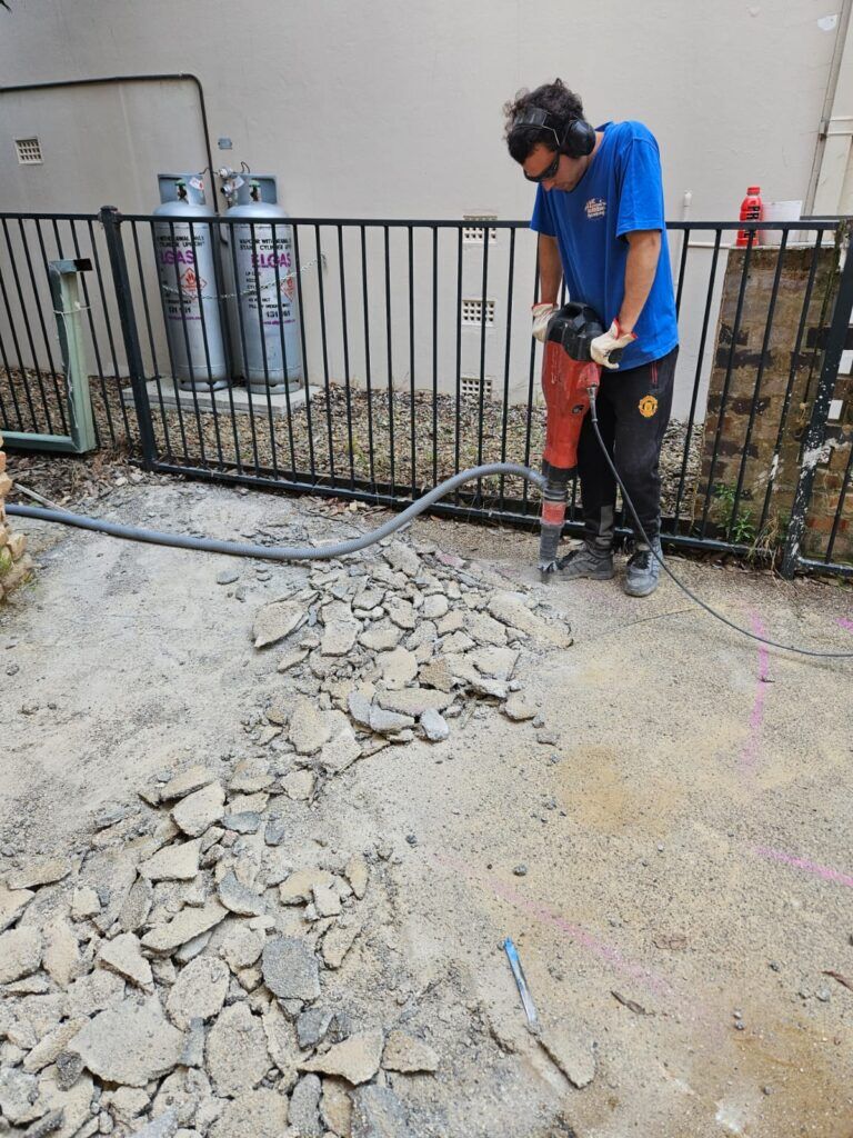 Pebblecrete Removal Sydney