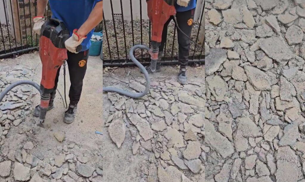 Pebblecrete Removal Sydney - 2