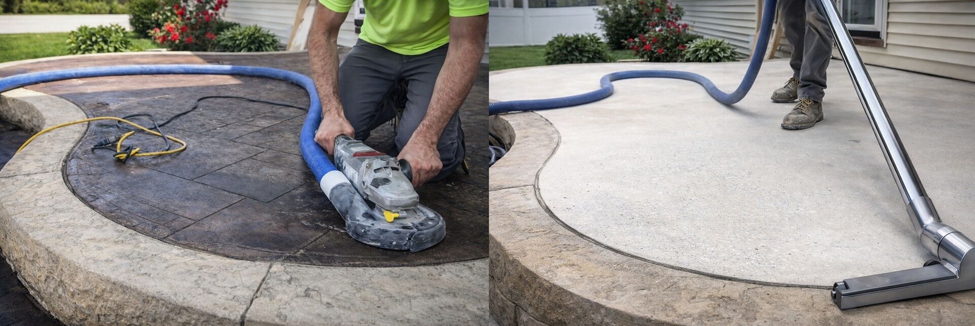 Concrete Grinding - Before And After - Concrete Grinding Sydney