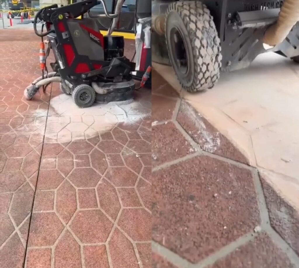 Stencil Concrete Removal - Stamped Concrete Removal - Spraycrete Removal - Sydney