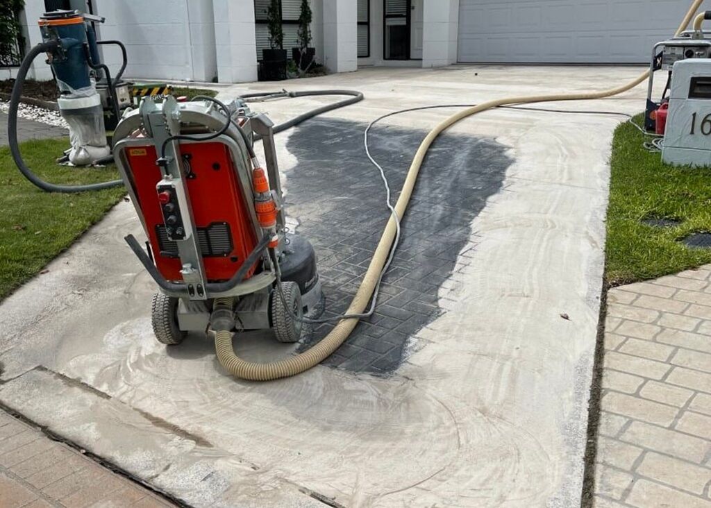 Commercial Concrete Grinding 6 Stencil Concrete Removal Sydney - Stamped Concrete Removal Sydney - Spraycrete Removal Sydney