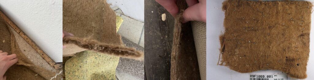 Brown Hessian Asbestos Carpet Underlay