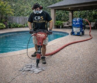 Pebblecrete Removal Sydney - Service Box