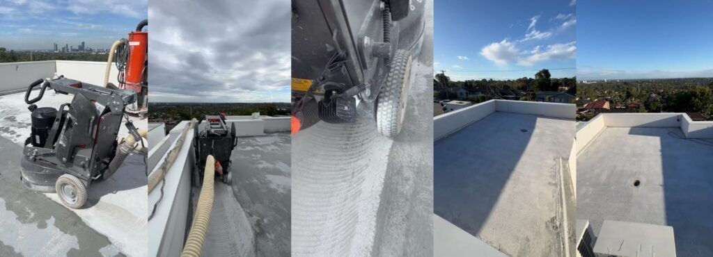Concrete Grinding 12 Rooftop Waterproofing Removal Sydney