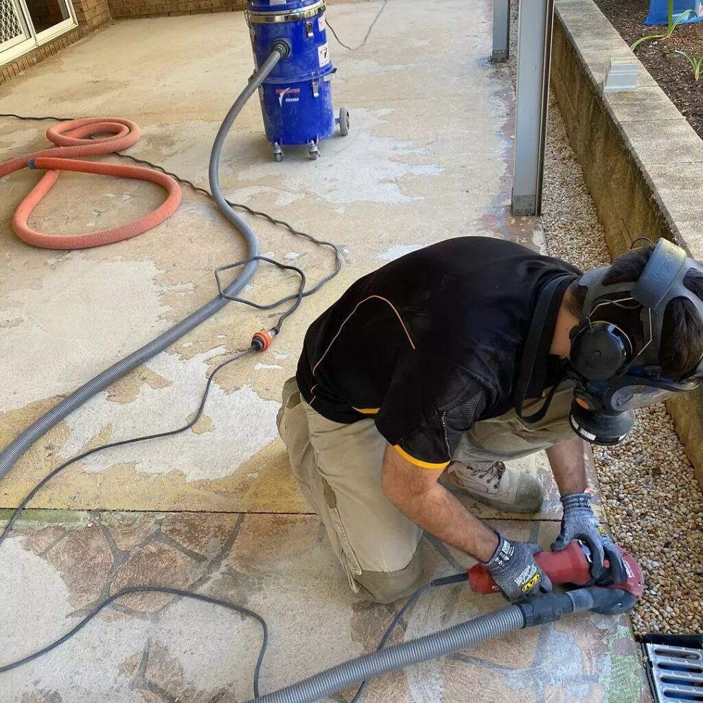 Hand Grinding 7 Stencil Concrete Removal Sydney - Spraycrete Removal Sydney - 8