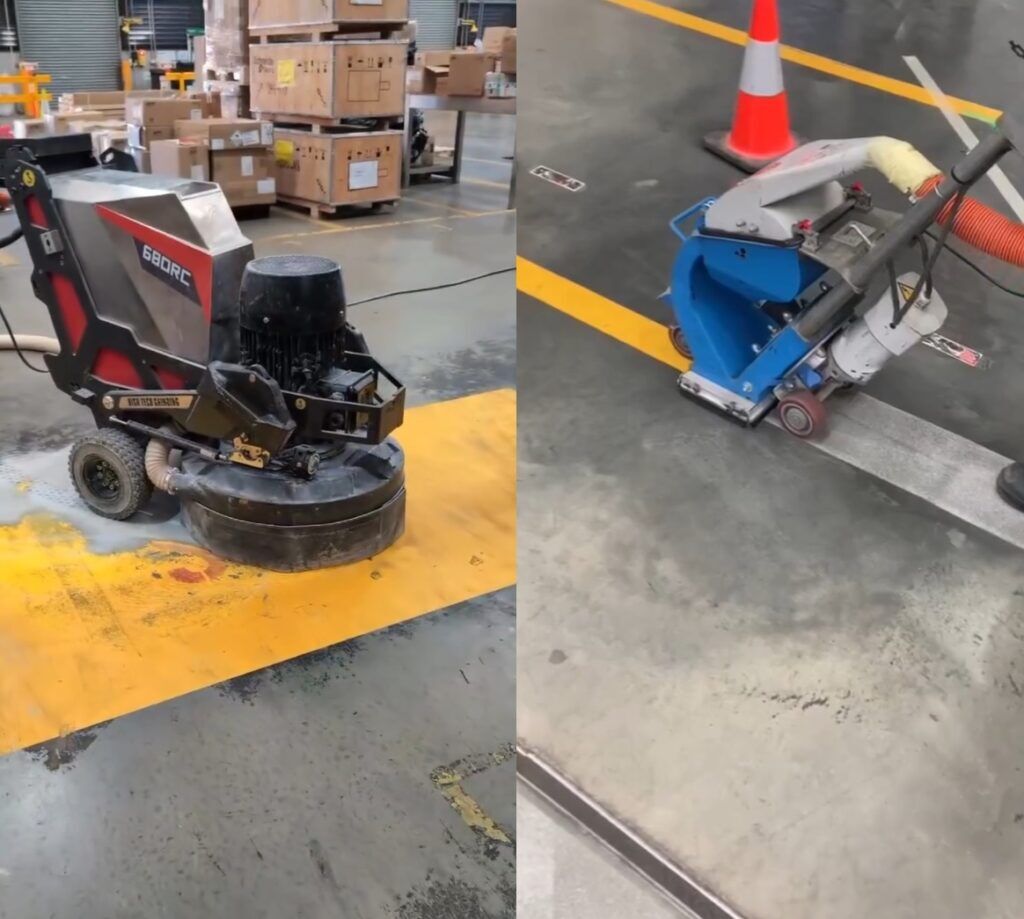 How Much Does Line Marking Removal Cost? 1 Line Marking Removal Sydney - Thick Lines vs Thin Lines