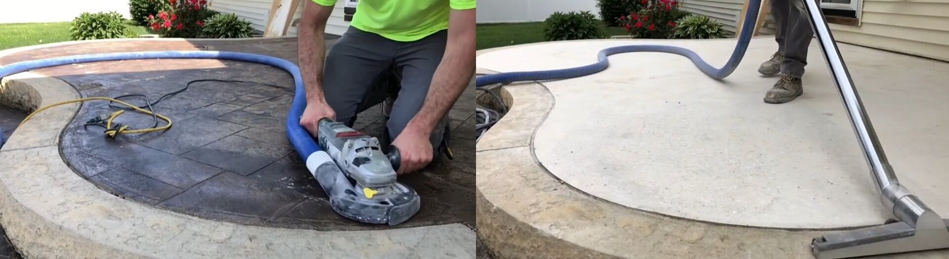 Hand Grinding 4 Stencil Concrete Removal Sydney