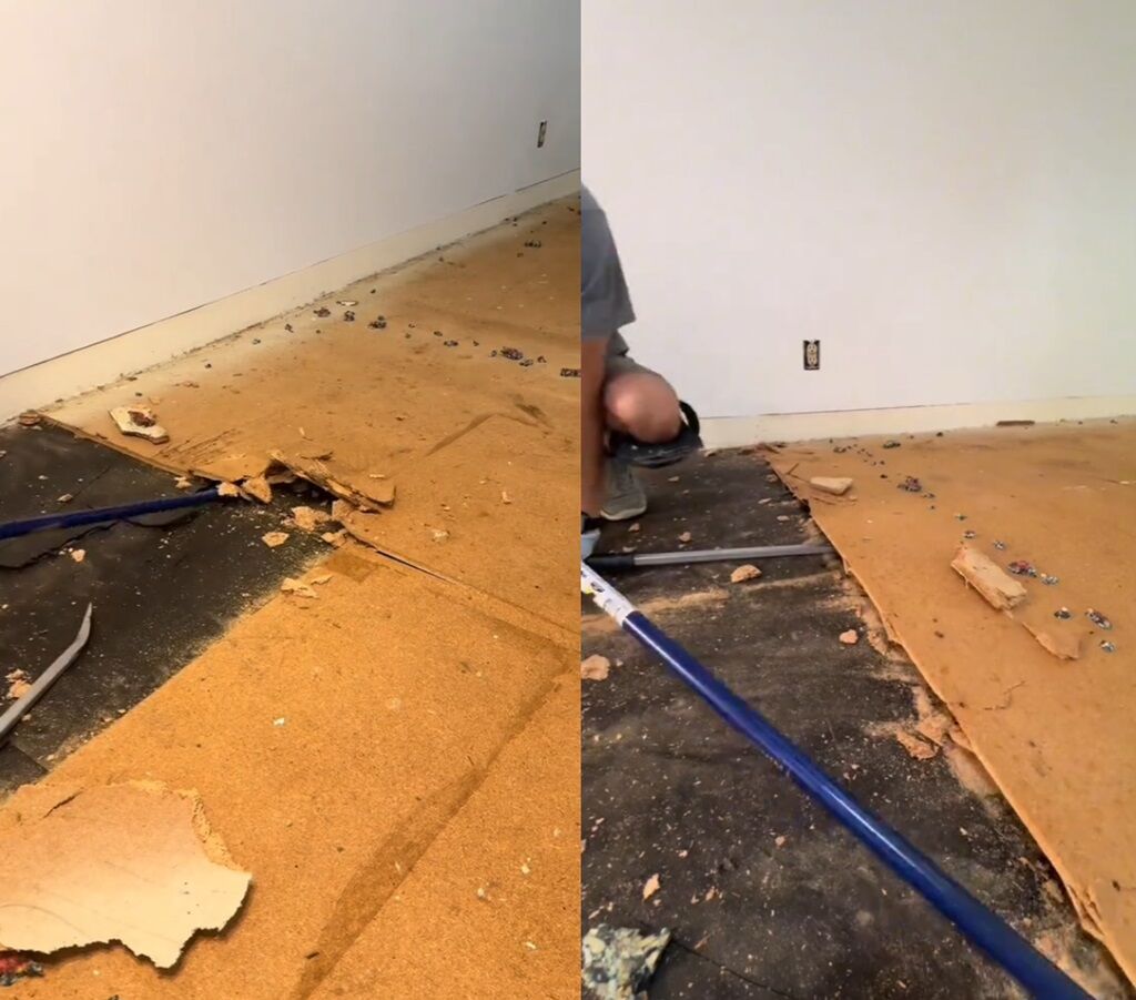 Yellow Tongue Particle Board Flooring Removal Sydney