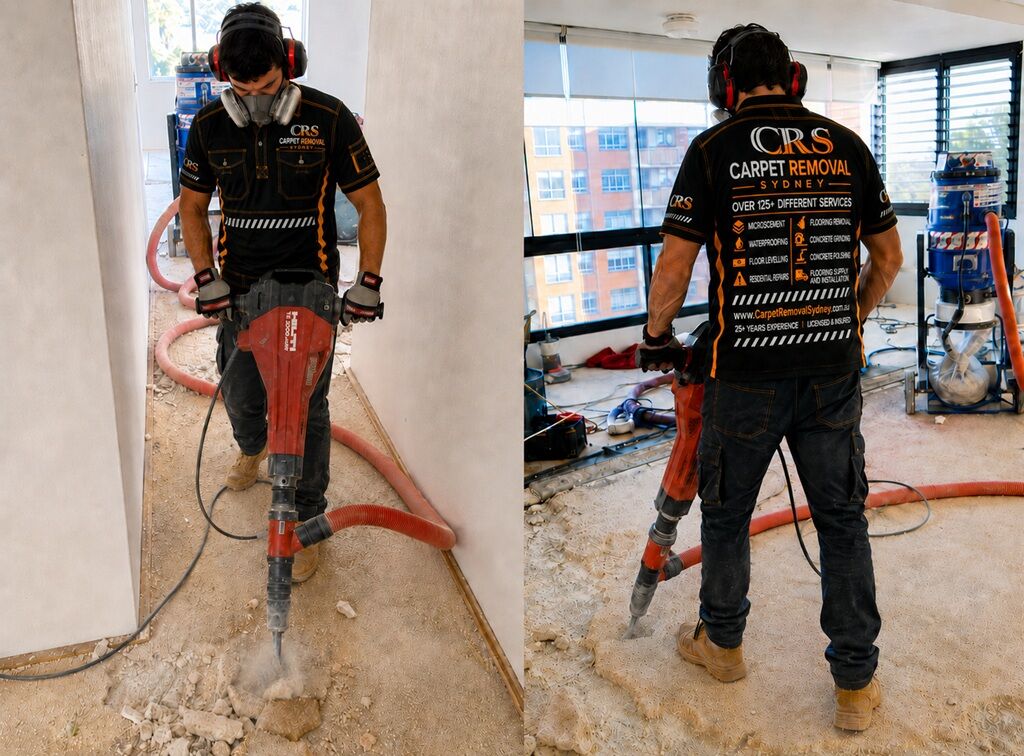 Magnesite Flooring Removal Sydney - Magnesite Removal Sydney - Carpet Removal Sydney