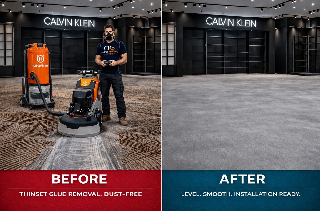 Concrete Grinding - Concrete Grinding Service In Sydney - Thinset Glue Removal